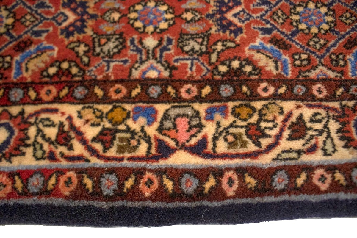 Orange Floral Tribal 2'5X3'3 Bidjar Persian Rug