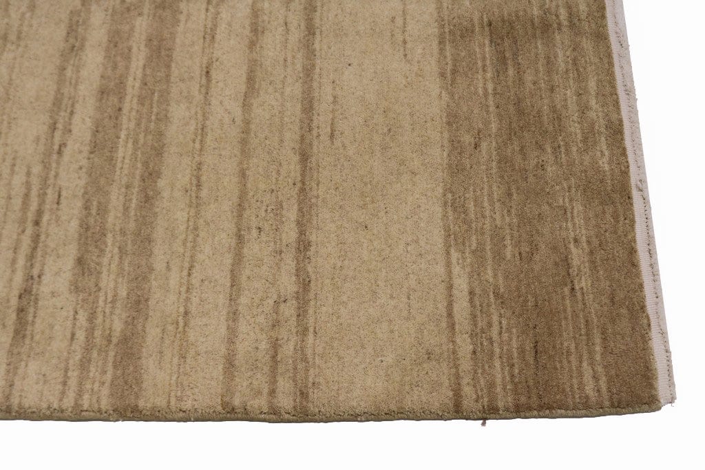 Beige Tribal 5'6X8'7 Gabbeh Persian Rug