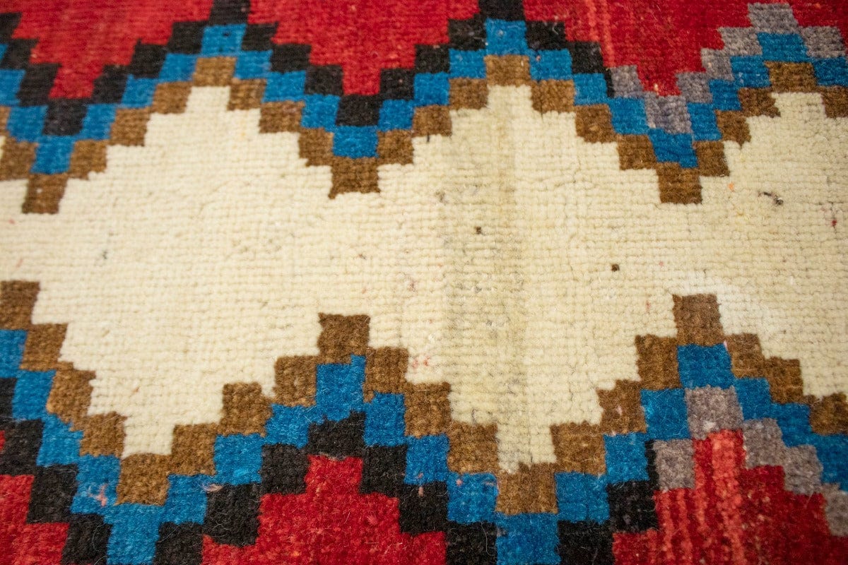 Vintage Multicolored Tribal 3X6'5 Shiraz Persian Rug
