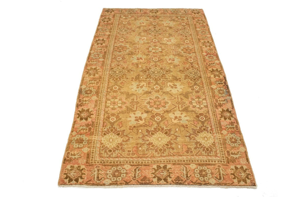 Antique Muted Beige Floral 4X7 Shiraz Lori Persian Rug