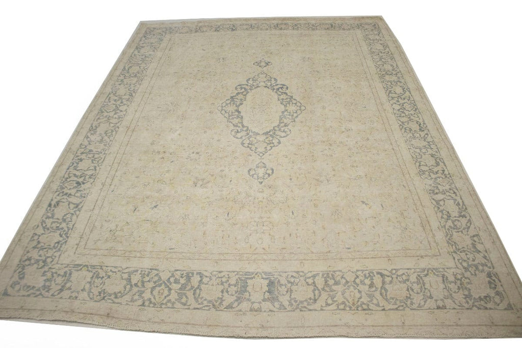 Distressed Antique Floral Classic 10X13 Kerman Persian Rug