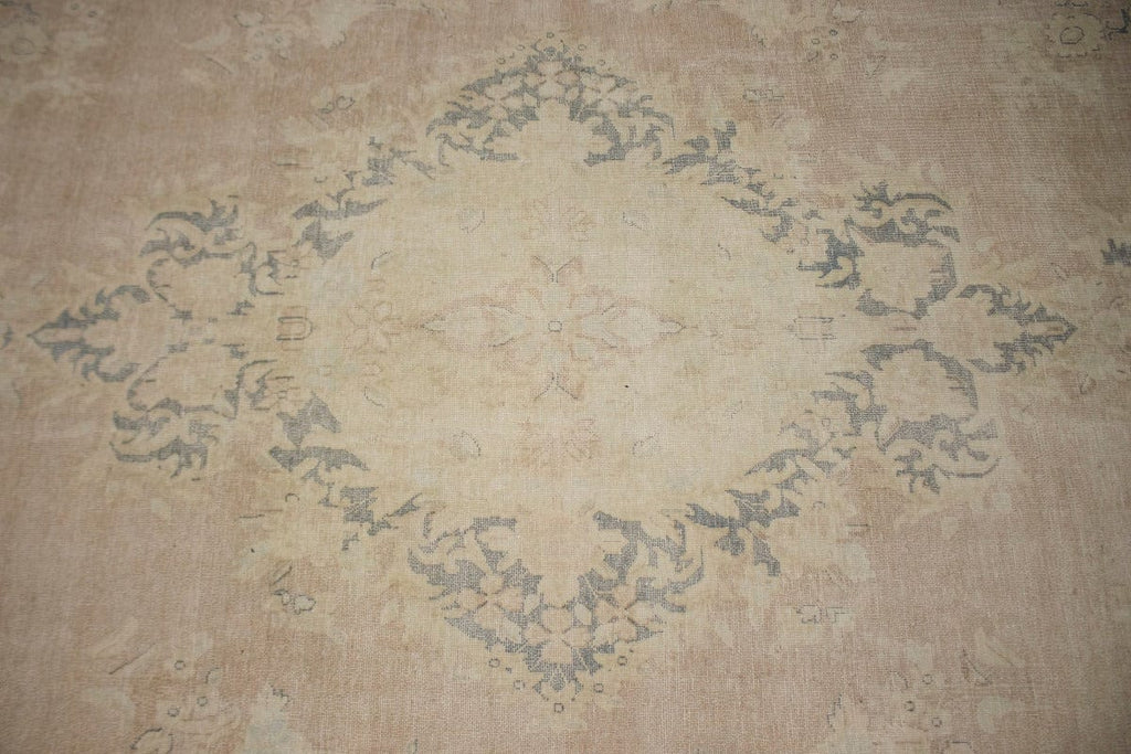 Distressed Antique Traditional Floral 10X13 Kerman Persian Rug