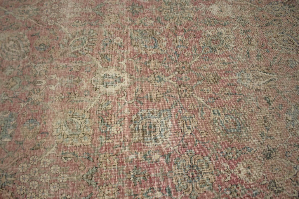 Antique Traditional Distressed 9'5X12'7 Tabriz Persian Rug