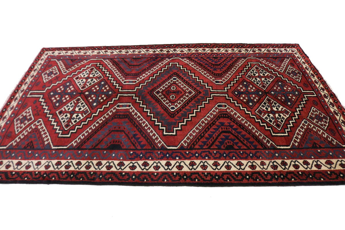 Red Tribal 6X9 Shiraz Lori Persian Rug