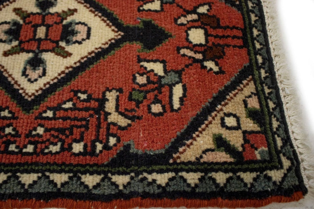 Semi Antique Tribal 1'3X2 Hamedan Persian Rug