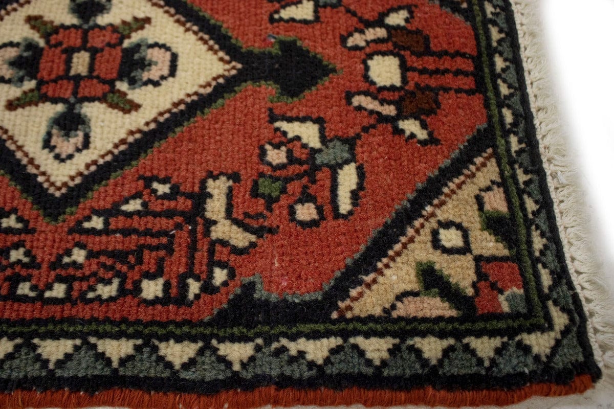 Semi Antique Tribal 1'3X2 Hamedan Persian Rug