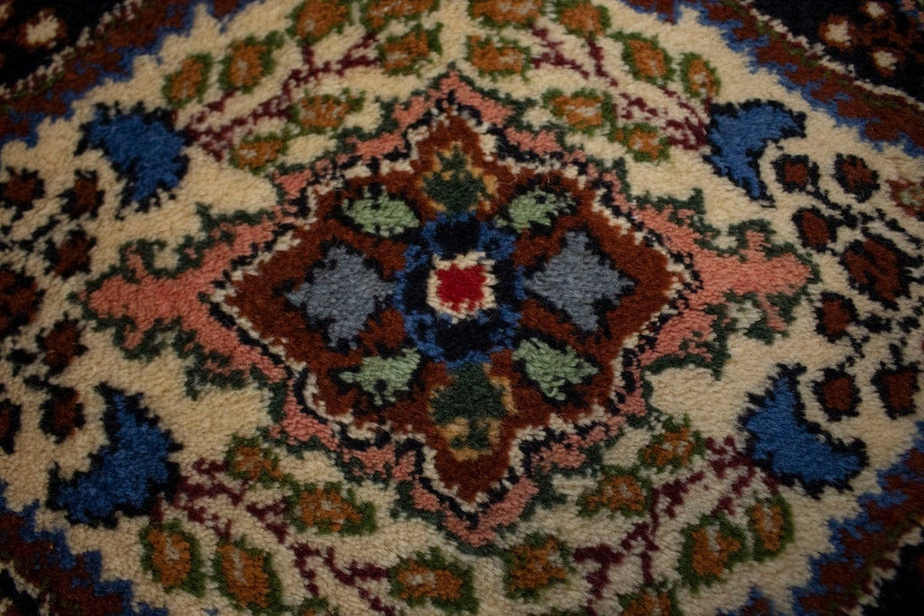 Vintage Tribal Floral 1'3X2 Hamedan Persian Rug