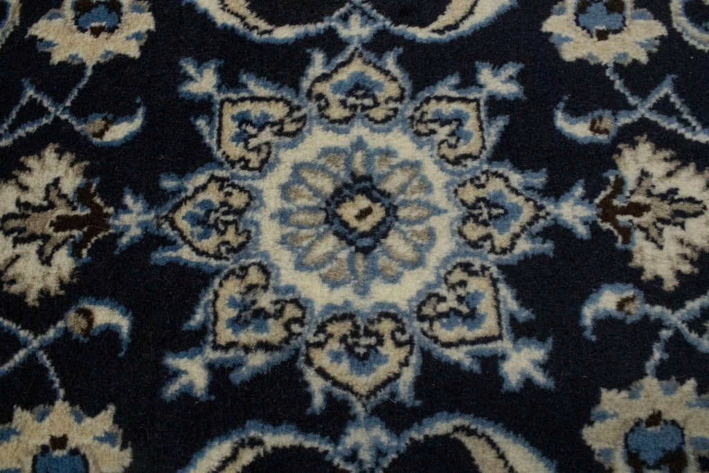 Navy Blue Floral Classic 2'3X4'8 Nain Persian Rug