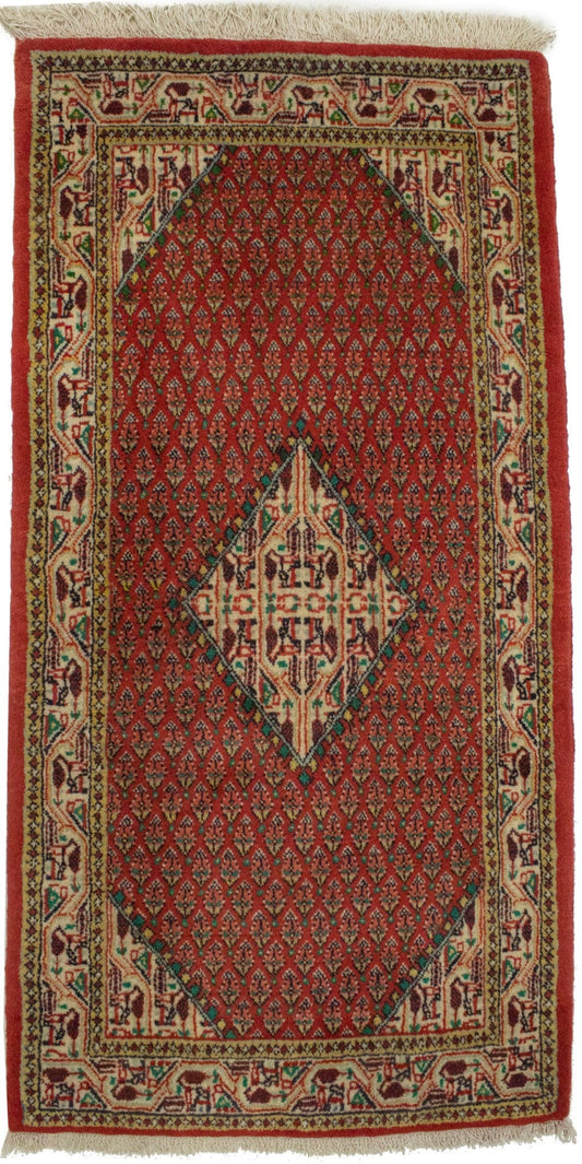 Vintage Tribal Red 2X4 Botemir Persian Rug