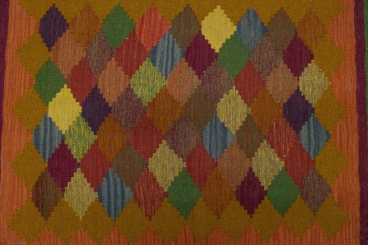 Multicolored Tribal 3X4 Kilim Persian Rug