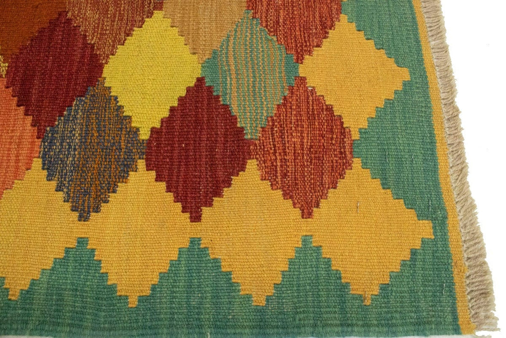 Multicolored Tribal 3X4 Kilim Persian Rug