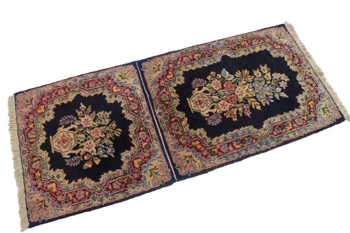 Vintage Floral Classic 2X4 Kerman Persian Rug