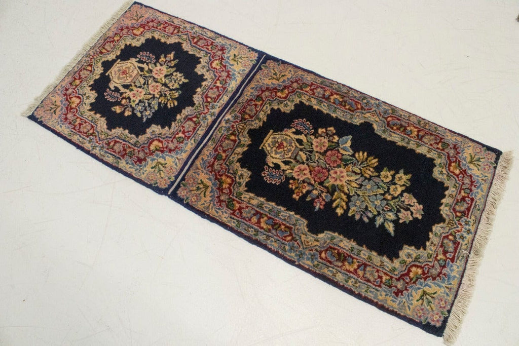 Vintage Floral Classic 2X4 Kerman Persian Rug