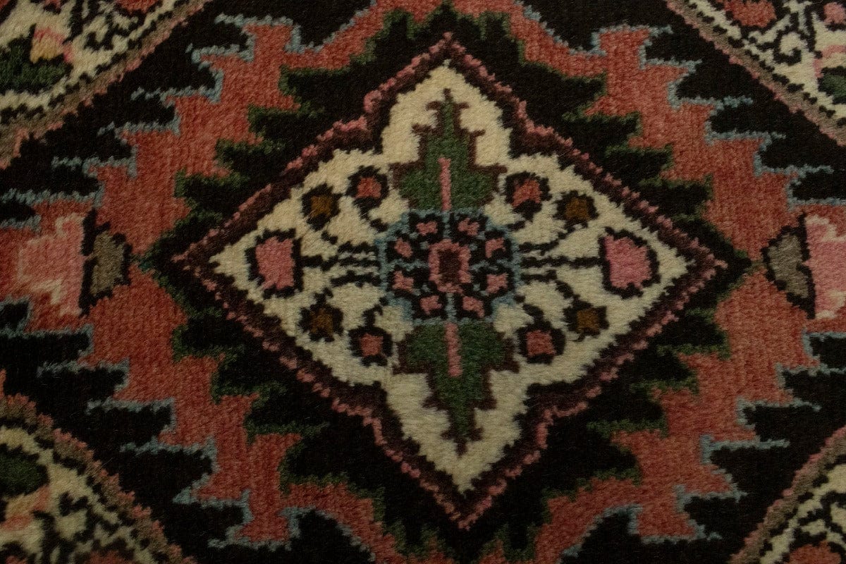 Vintage Tribal Red 1'3X1'9 Hamedan Persian Rug