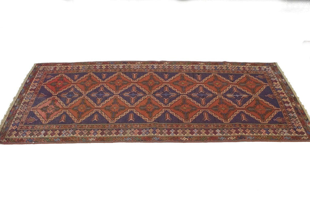 Bittersweet Red Tribal 3X8 Sumak Persian Runner Rug