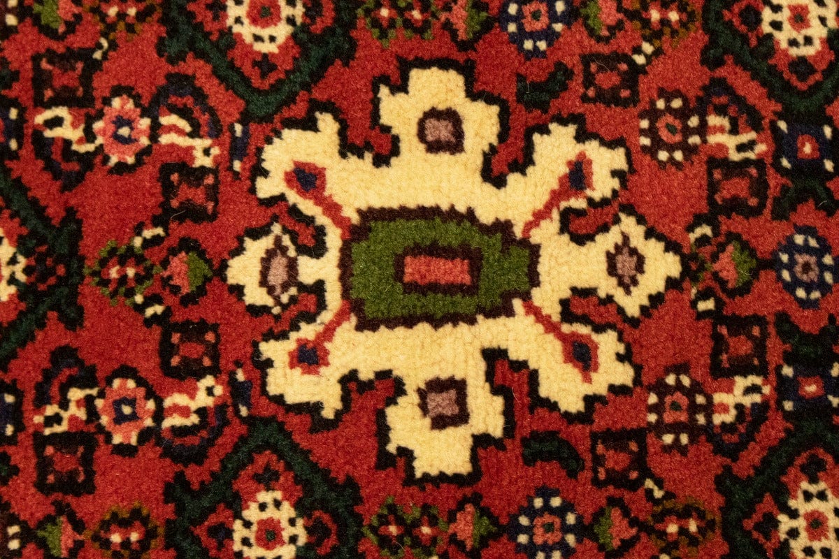 Bittersweet Red Tribal 4X5 Hamedan Persian Rug