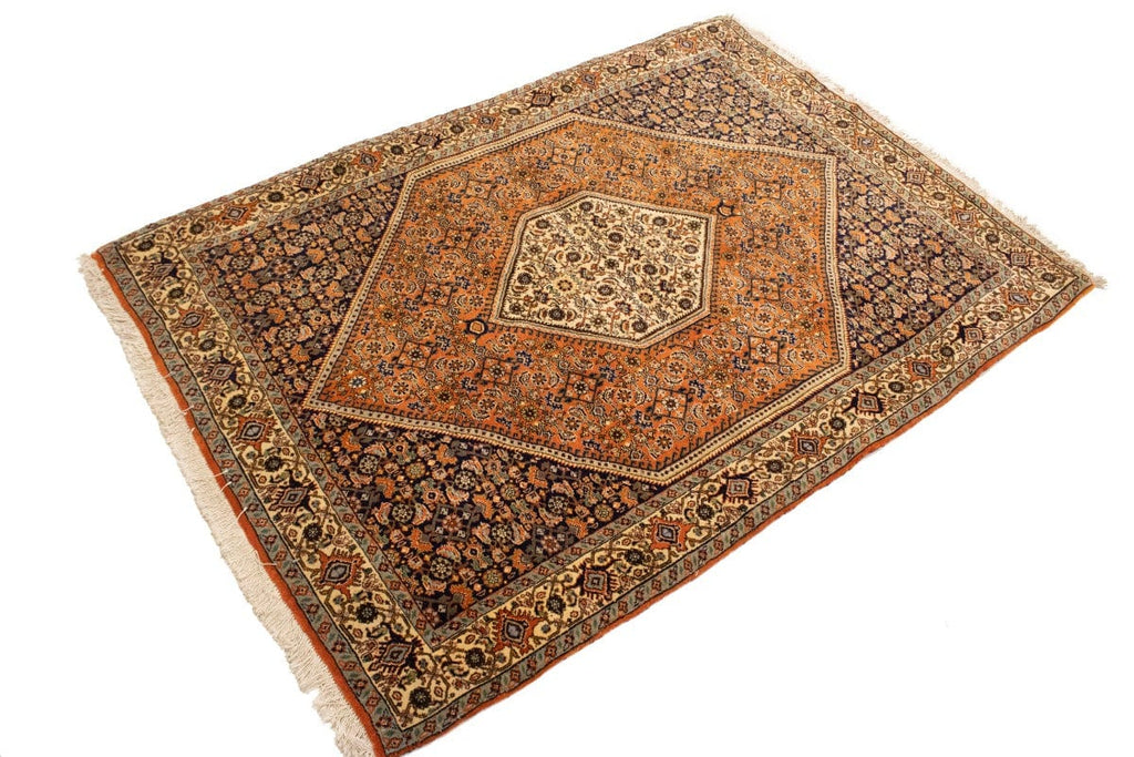 Vintage Floral Geometric 3X5 Bidjar Persian Rug