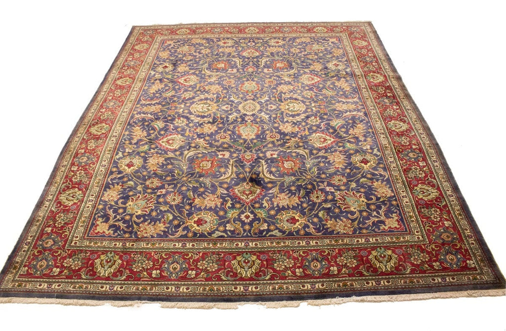 Antique Plum Traditional 10X13 Tabriz Persian Rug