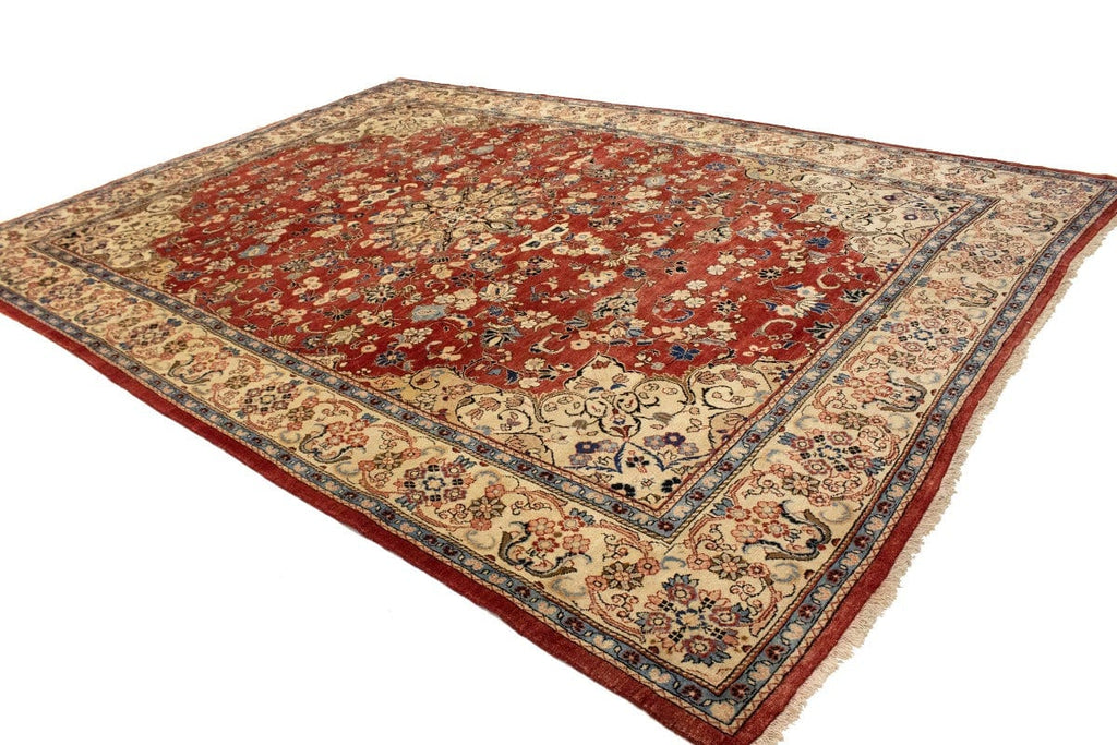 Semi Antique Red Traditional 10X14 Mahal Persian Rug