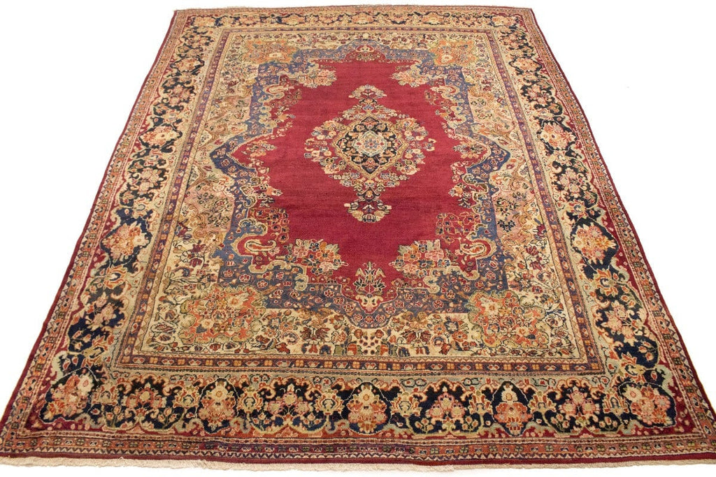 Antique Red Traditional 10X13 Mahal Persian Rug
