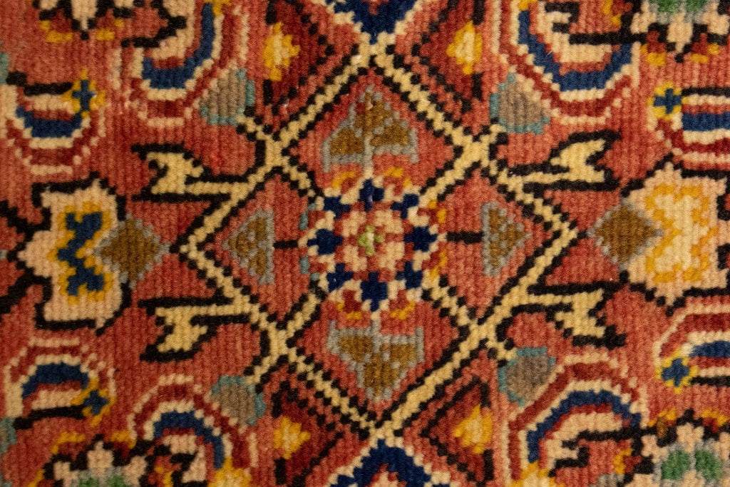 Semi Antique Rusty Red Tribal 5X12 Hamedan Persian Runner Rug