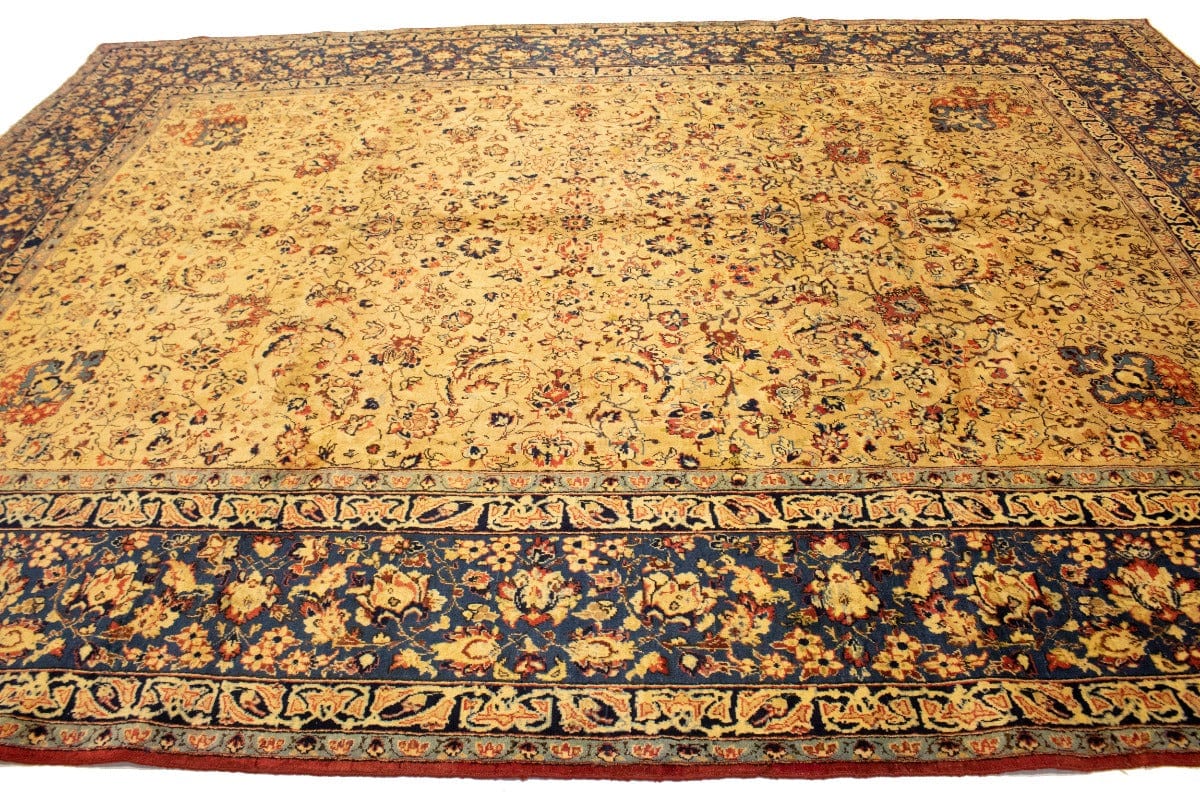 Semi Antique Beige Traditional 10X13'5 Najafabad Persian Rug