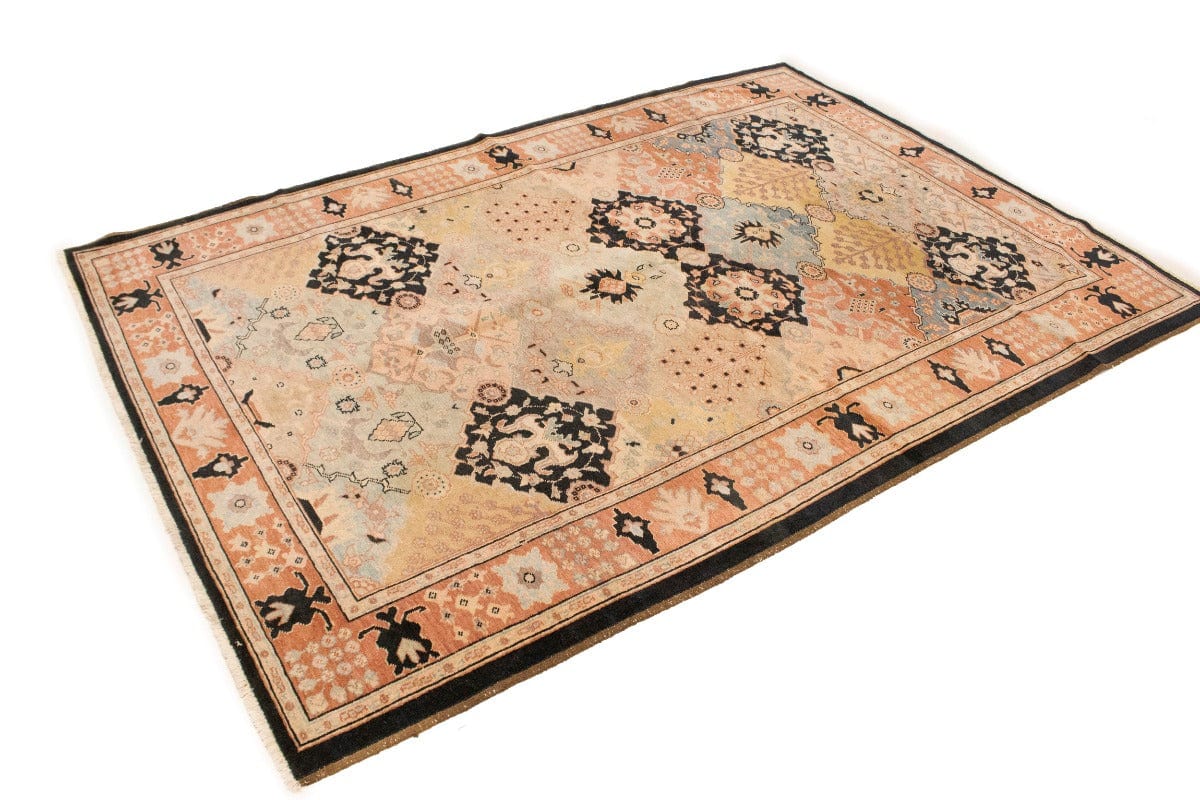 Beige/Cream Tribal Floral 6X8 Ziegler Pakistan Rug