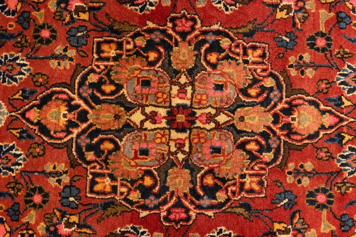 Vintage Red Traditional 4X6 Aran Persian Rug