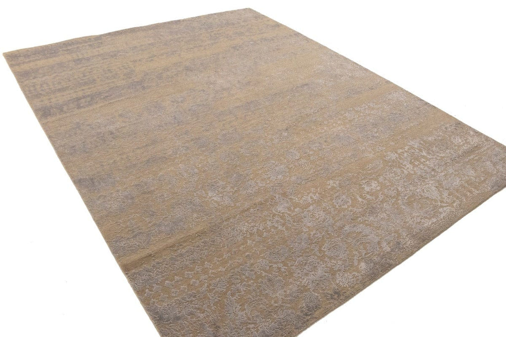 Beige Abstract 8X10 Modern Oriental Rug