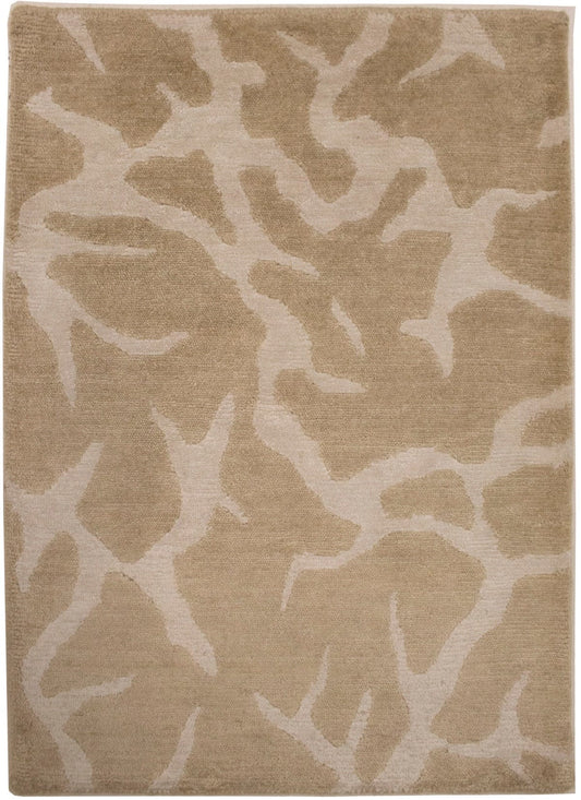 Brown Abstract 2X3 Modern Oriental Rug