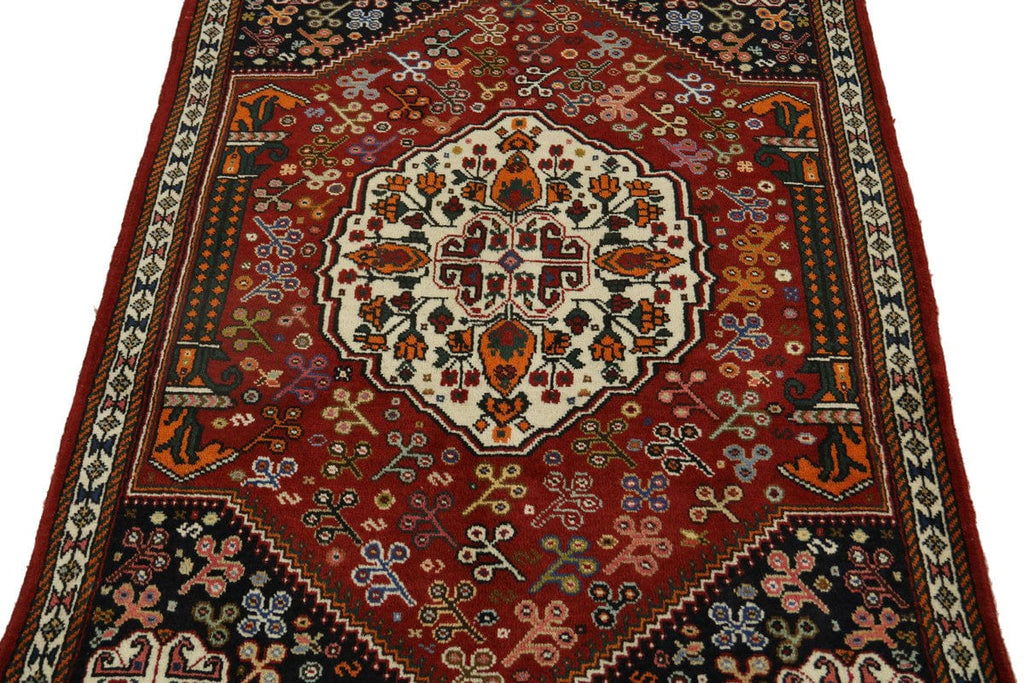 Red Tribal 3X5 Shiraz Persian Rug