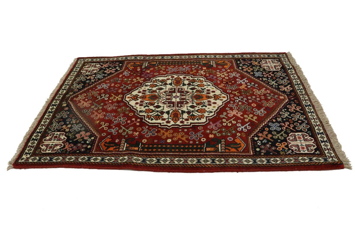 Red Tribal 3X5 Shiraz Persian Rug