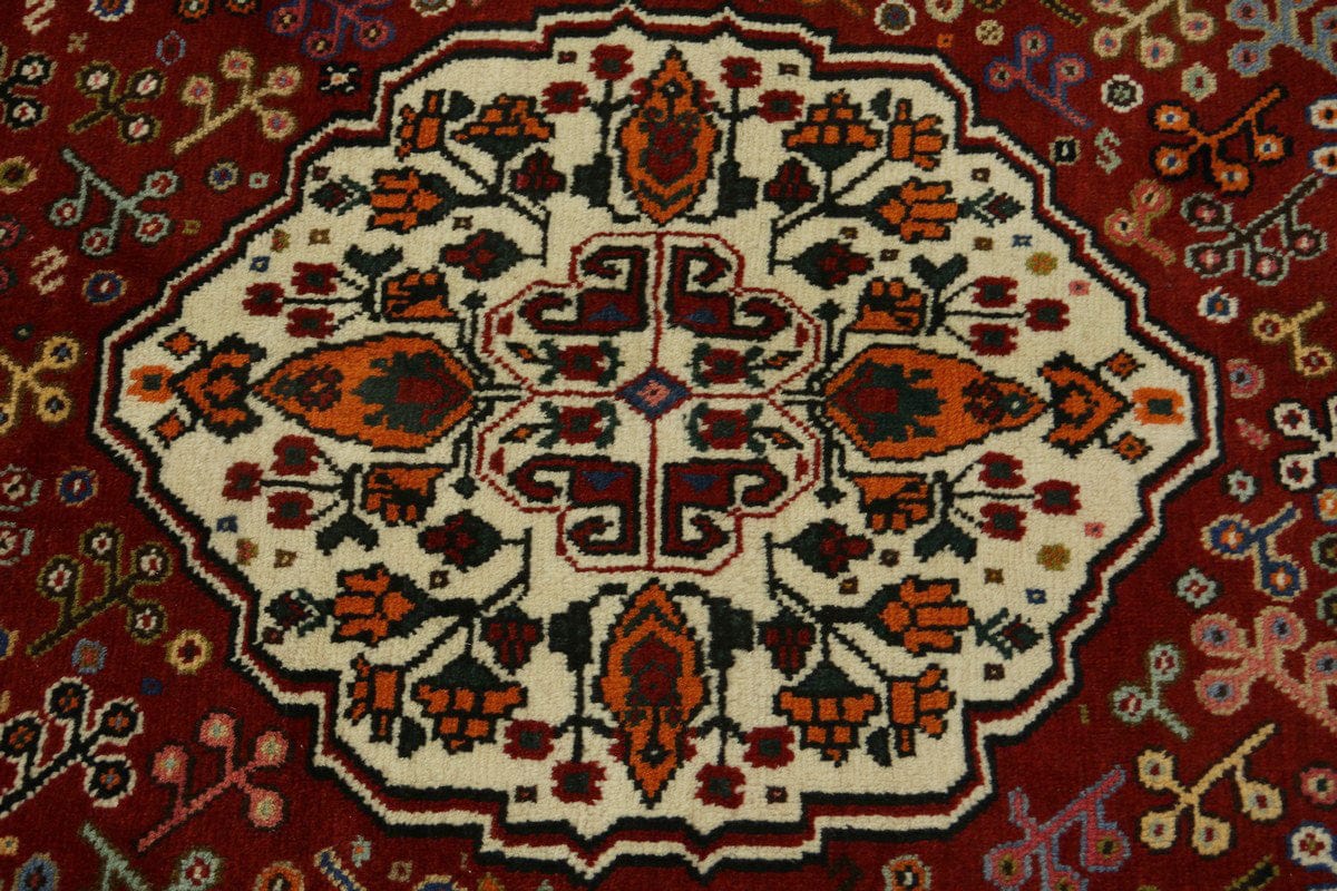 Red Tribal 3X5 Shiraz Persian Rug