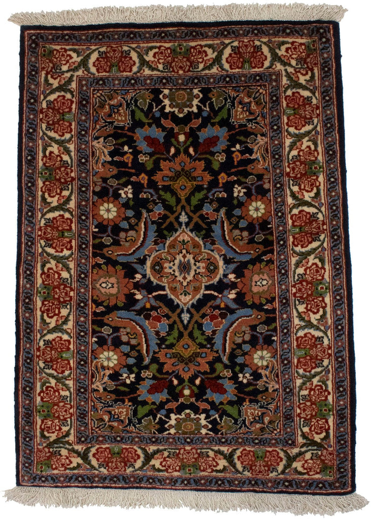 Dark Navy Classic 2X3 Bidjar Persian Rug