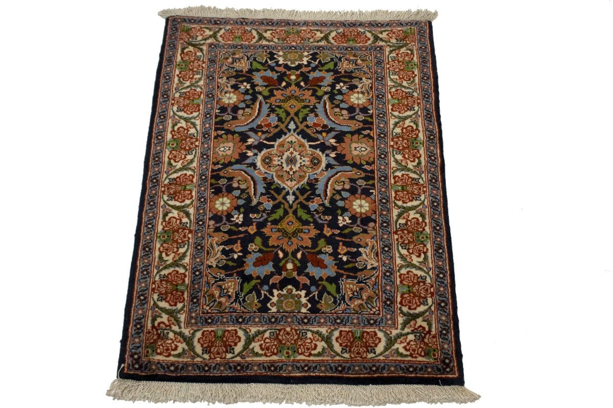 Dark Navy Classic 2X3 Bidjar Persian Rug