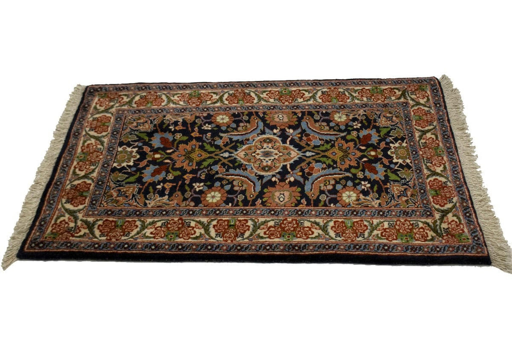 Dark Navy Classic 2X3 Bidjar Persian Rug