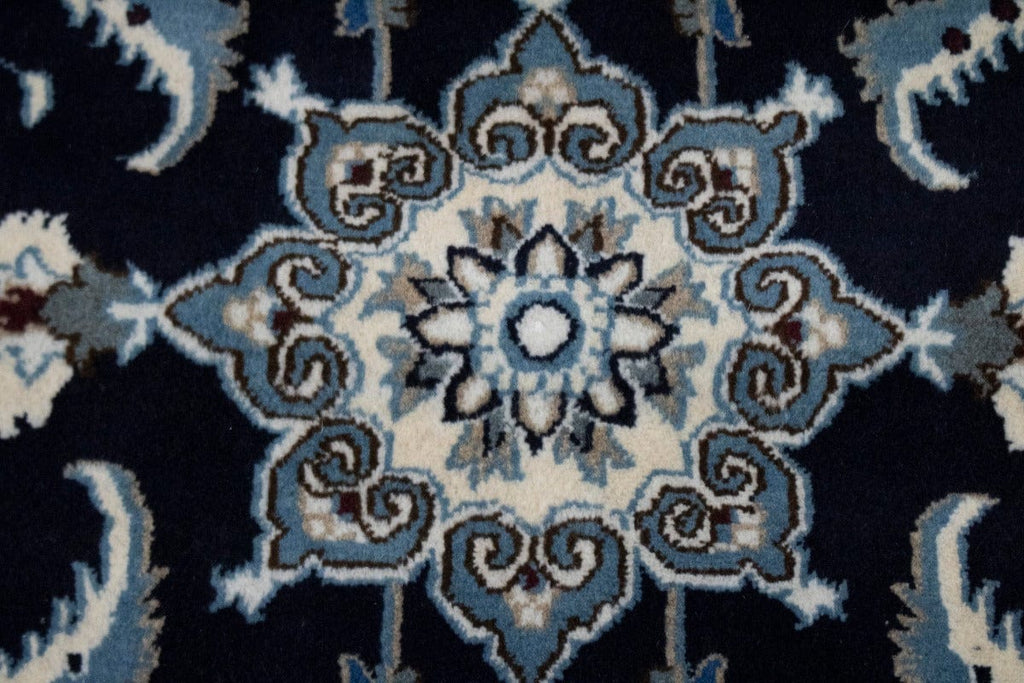 Navy Blue Classic 3X4'5 Nain Persian Rug