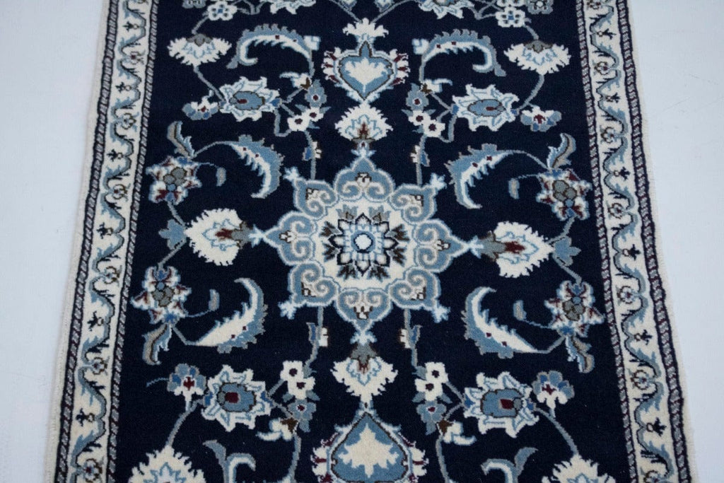 Navy Blue Classic 3X5 Nain Persian Rug