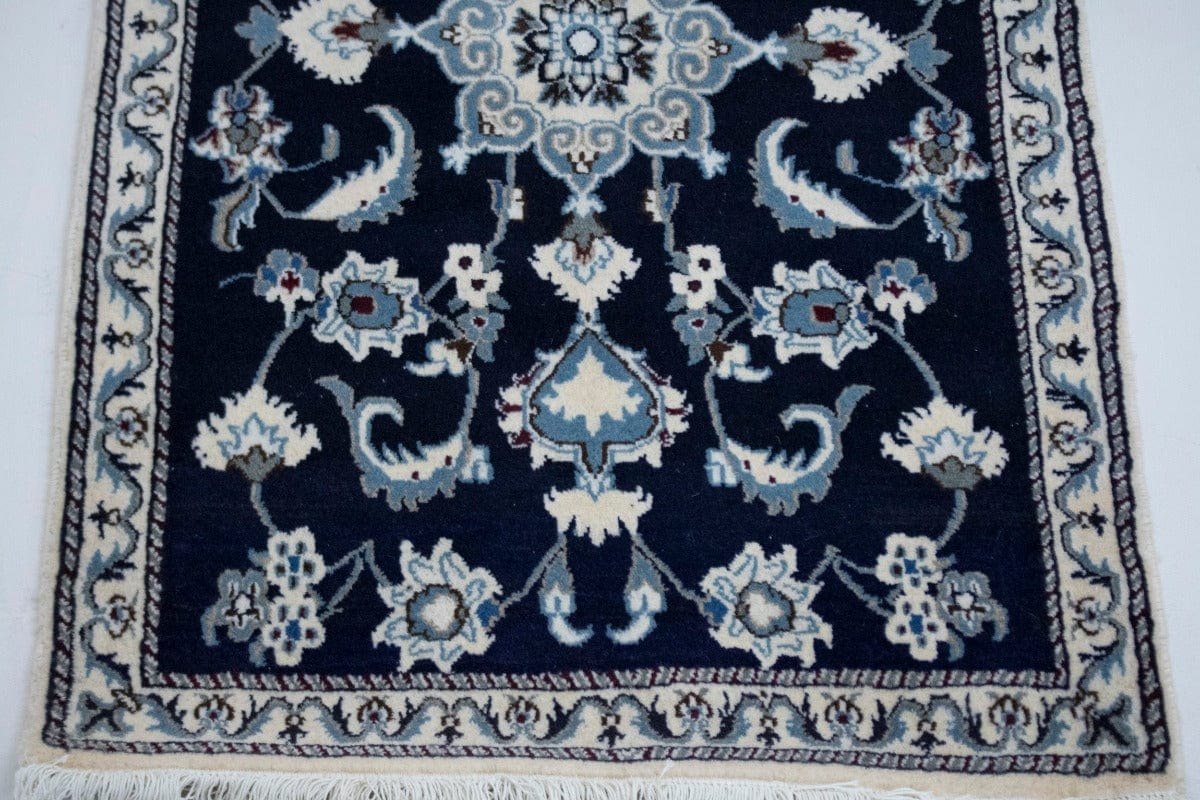 Navy Blue Classic 3X5 Nain Persian Rug