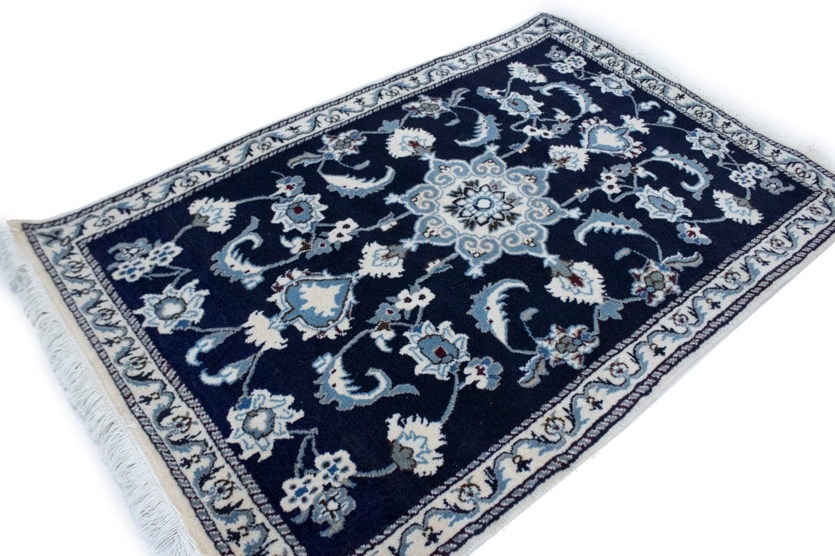 Navy Blue Classic 3X5 Nain Persian Rug