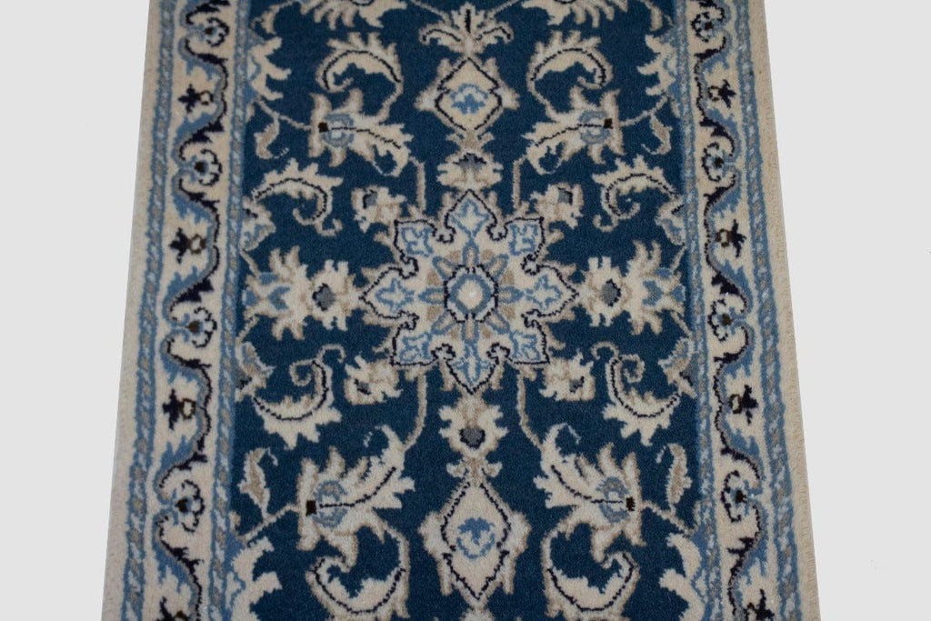 Blue Classic 2X3 Nain Kashmar Persian Rug