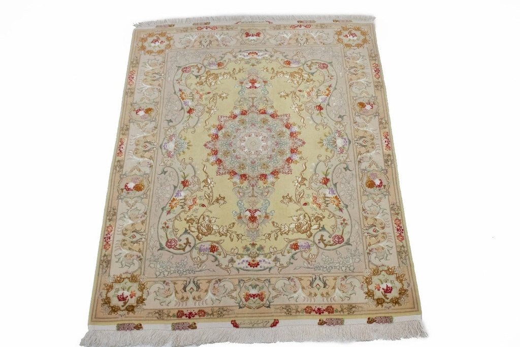 Floral Classic 5X7 Extra Fine Tabriz Persian Rug