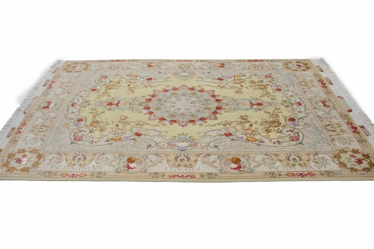 Floral Classic 5X7 Extra Fine Tabriz Persian Rug