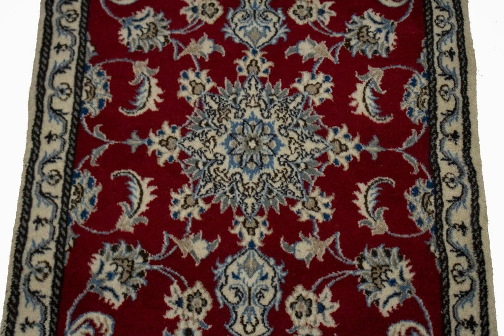 Red Floral Classic 3X4 Nain Persian Rug