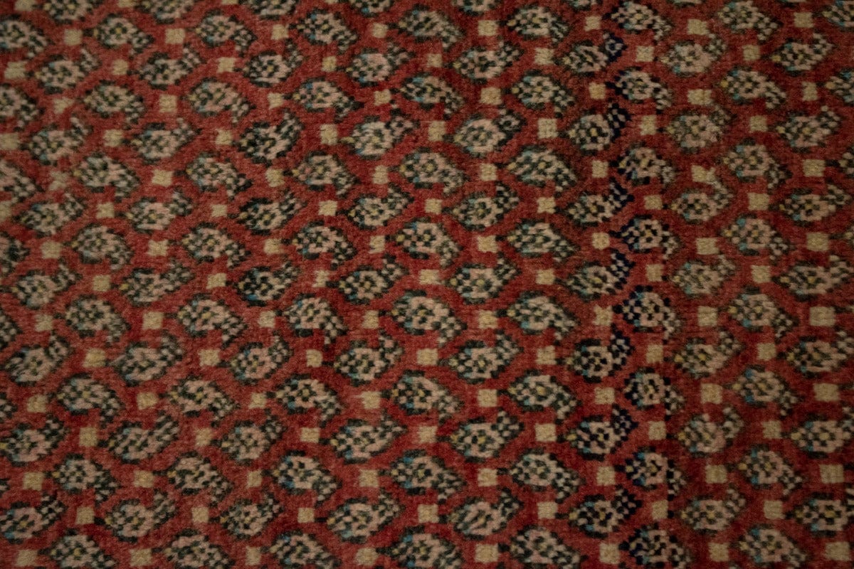 Vintage Red Allover Tribal 4X7 Botemir Persian Rug