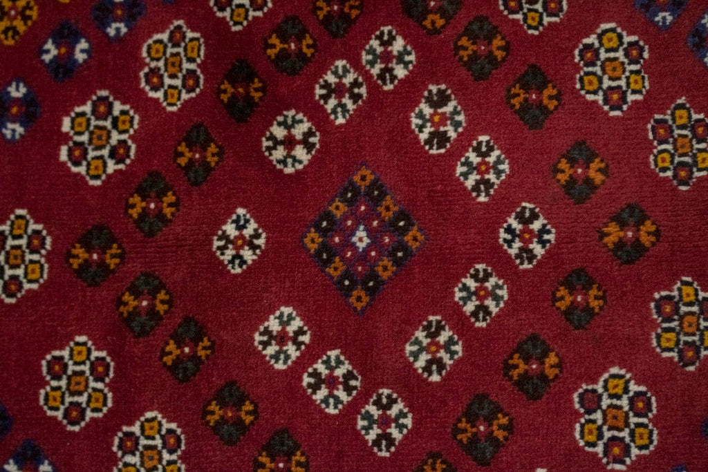 Red Tribal 4X6 Shiraz Persian Rug