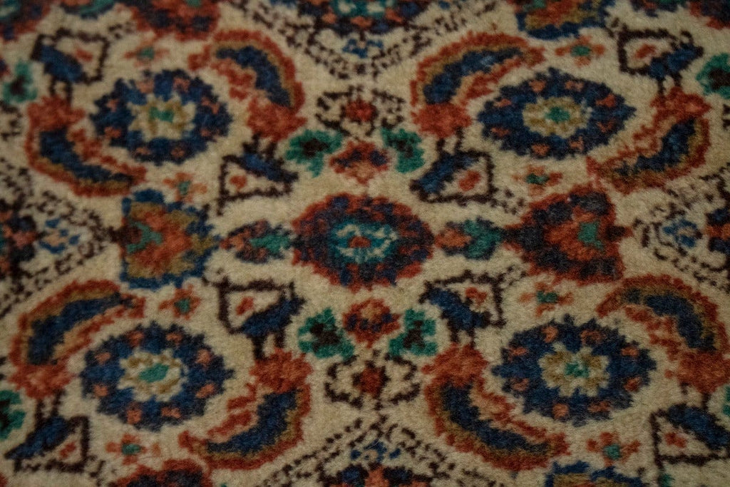 Semi Antique Allover Floral 3'4X8'5 Mood Persian Runner Rug