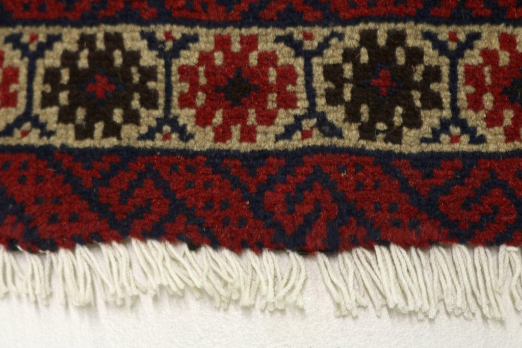 Vintage Red Tribal 4X6 Balouch Persian Rug