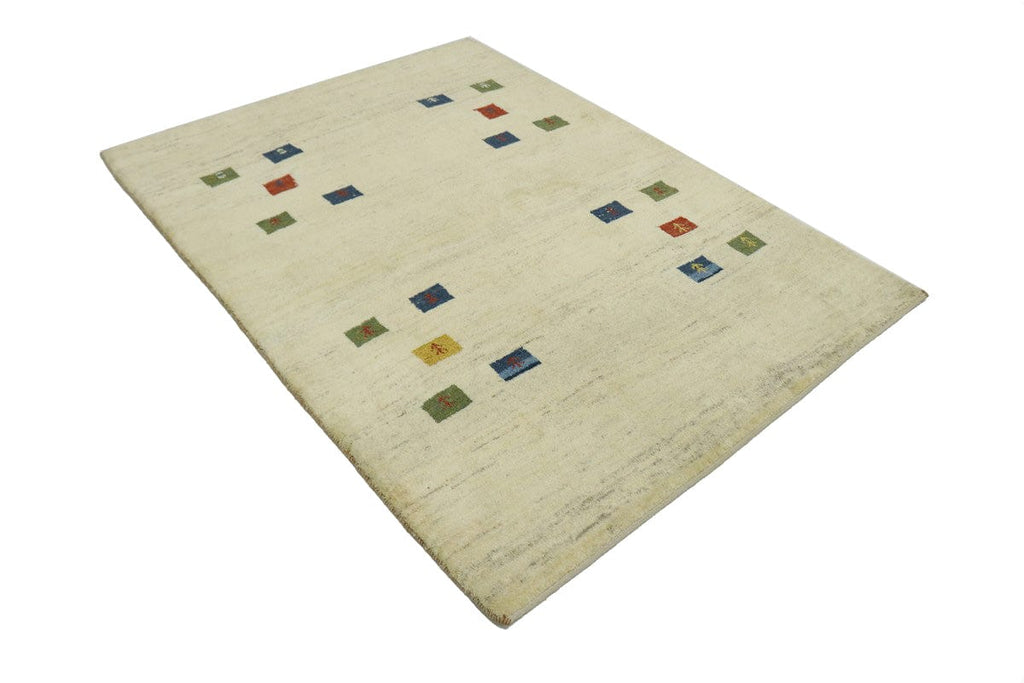 Begie Tribal 5X7 Gabbeh Persian Rug