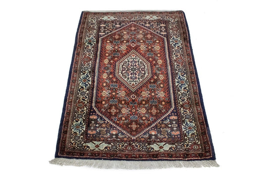 Rusty Red Floral 3X4 Bidjar Persian Rug